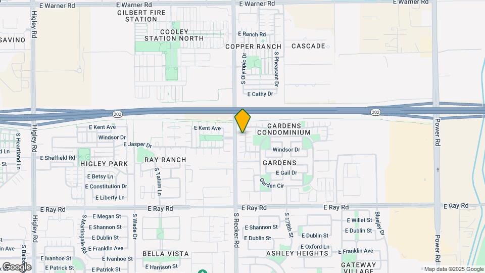 1328 S Sabino Dr Map and Location Details