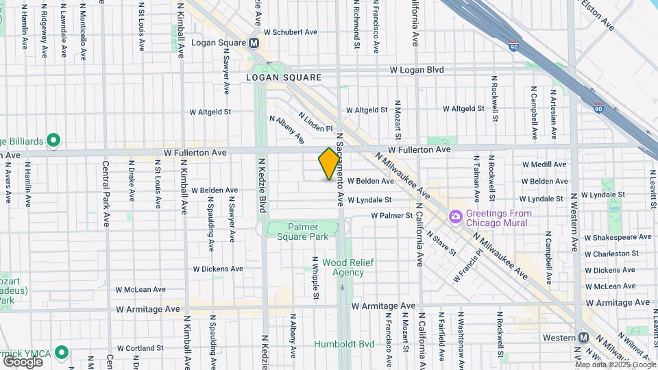3017 W Belden Ave Map and Location Details