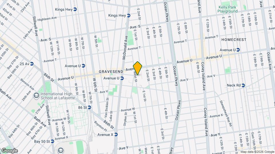 2139 West St Mapa y Detalles de la Ubicación