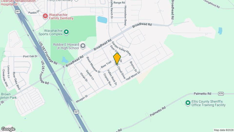 122 Rain Cloud Drive Map and Location Details