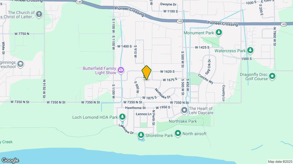 1717 S 825 W Map and Location Details
