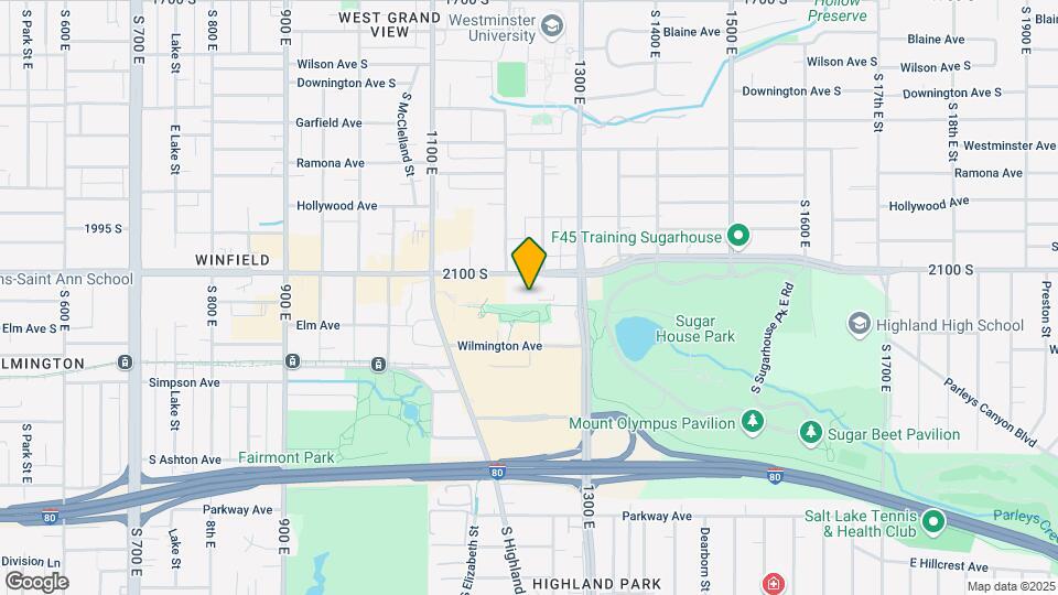 Furnished Studio-Salt Lake City - Sugar House Map and Location Details