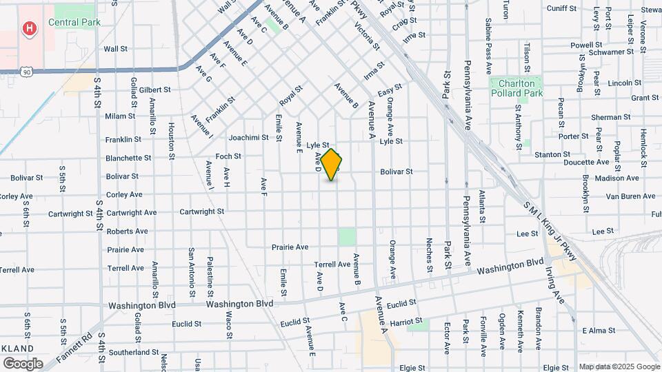 1638 Corley Ave Map and Location Details
