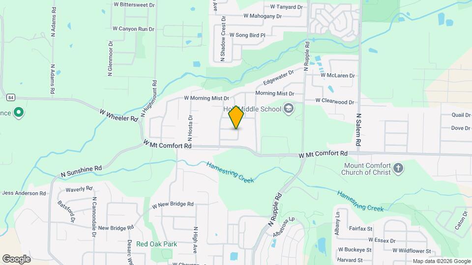 4109 W Stoney Bend Dr Mapa y Detalles de la Ubicación