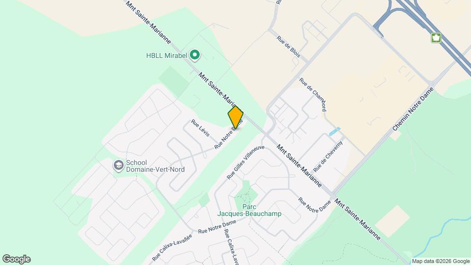 16585-16589 Notre-Dame Rue Map and Location Details