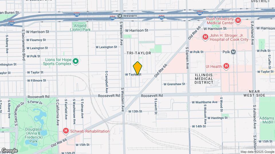 1006 S Oakley Blvd Map and Location Details