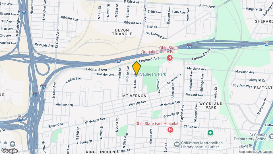 522-524 N Champion Ave ave Map and Location Details