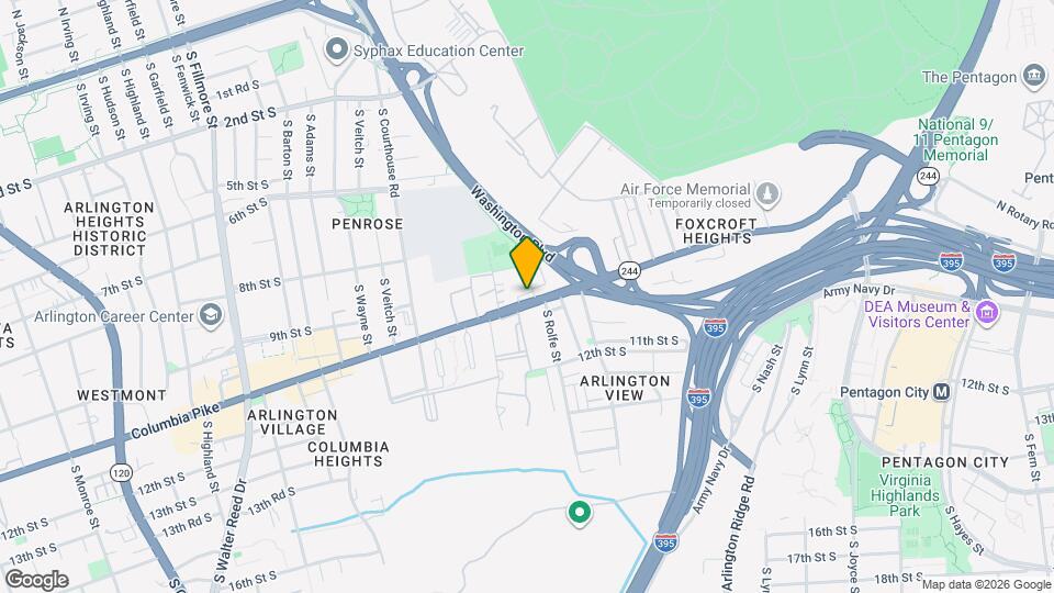 942 S Rolfe St Map and Location Details