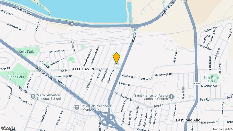 1312 Carlton Ave Map and Location Details