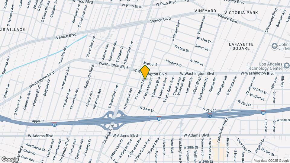 1930 S Longwood Ave, Unit 1930 Map and Location Details