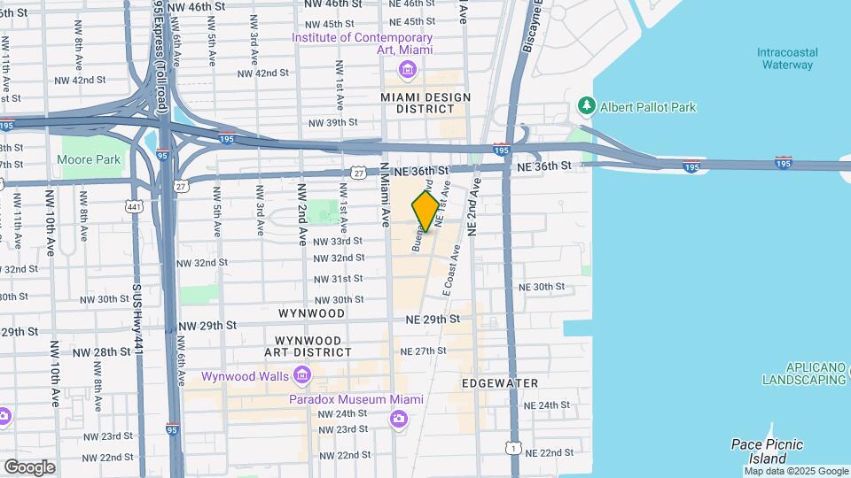 3250 NE 1st Ave, Unit 806 Map and Location Details