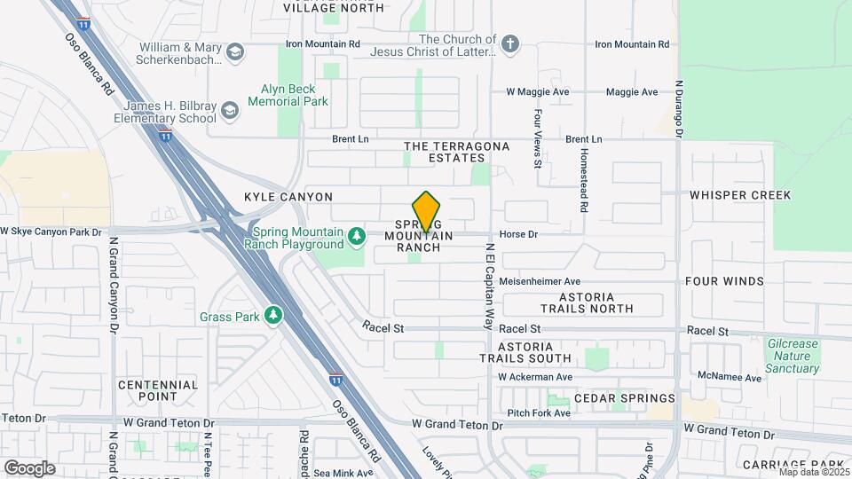 8932 Spinning Wheel Ave Map and Location Details