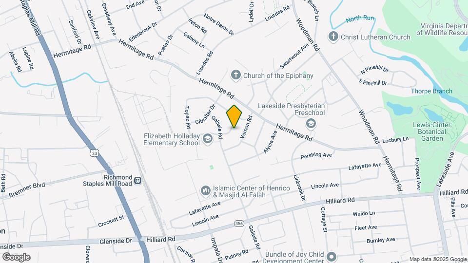 7209 Galax Rd Mapa y Detalles de la Ubicación