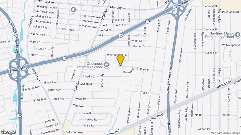 892 Pine Ave Map and Location Details