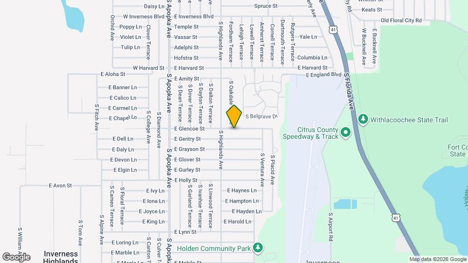 6632 E Glencoe St Map and Location Details