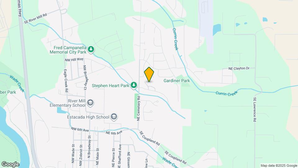 855 NE Hill Way Map and Location Details