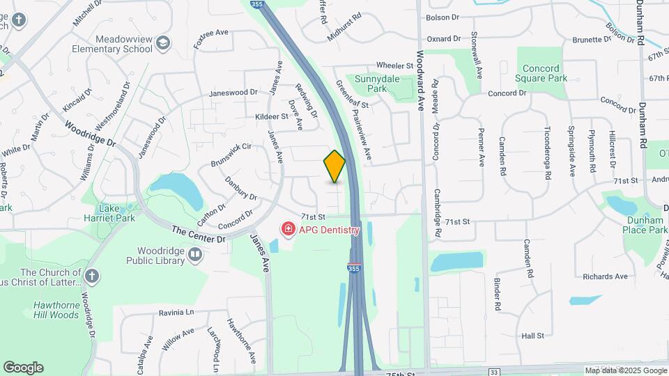 7010 Newport Dr Map and Location Details