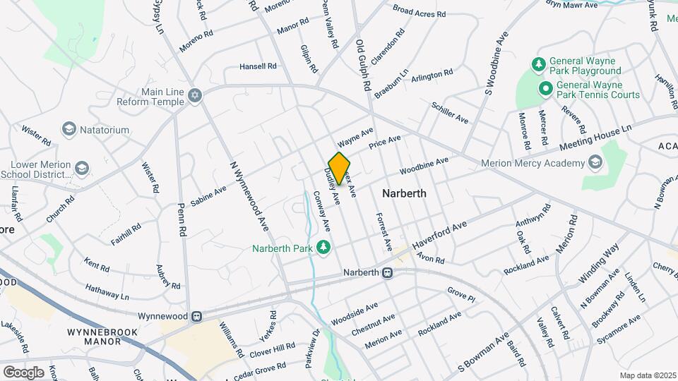 Metropolitan Narberth Hall Mapa y Detalles de la Ubicación