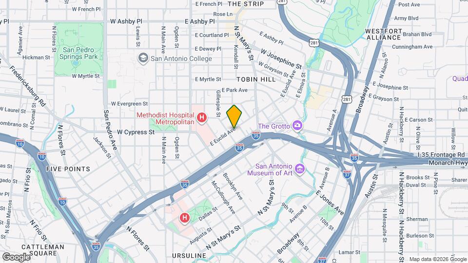 706 E Euclid Ave, Unit La Villa #1 Mapa y Detalles de la Ubicación
