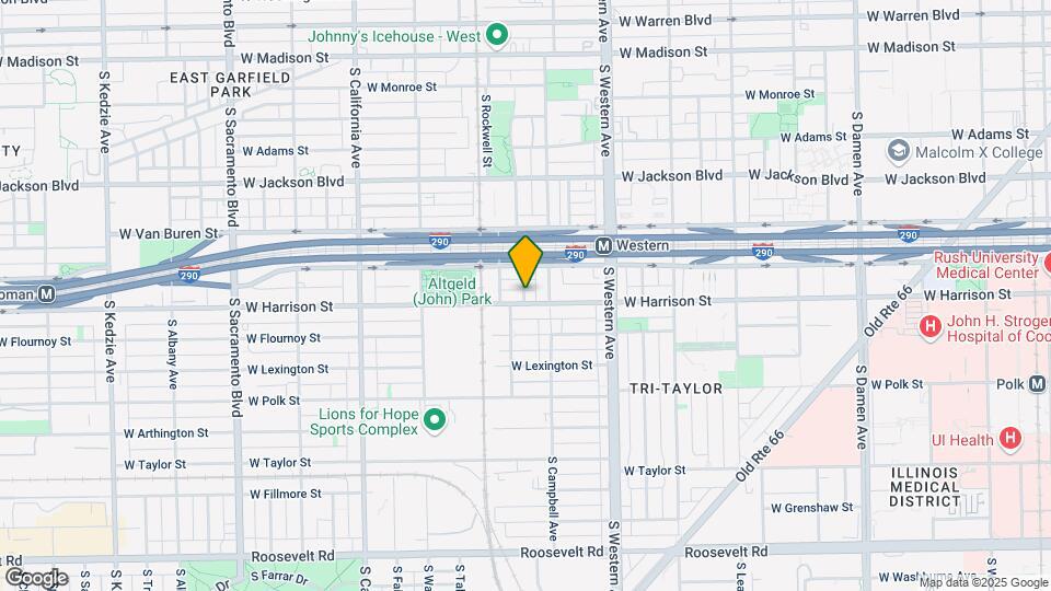 2520 W Harrison St Map and Location Details