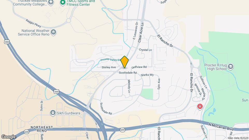 3901 Clear Acre Ln Map and Location Details