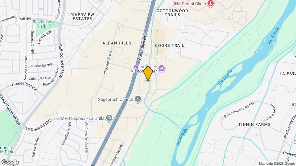 6424 Bosque Meadows Pl NW Map and Location Details