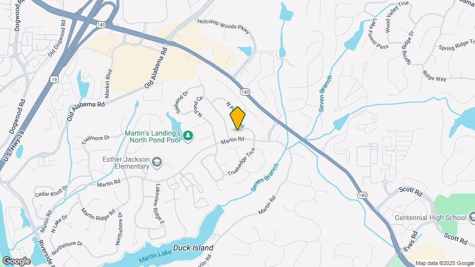 445 N Pond Trail Map and Location Details