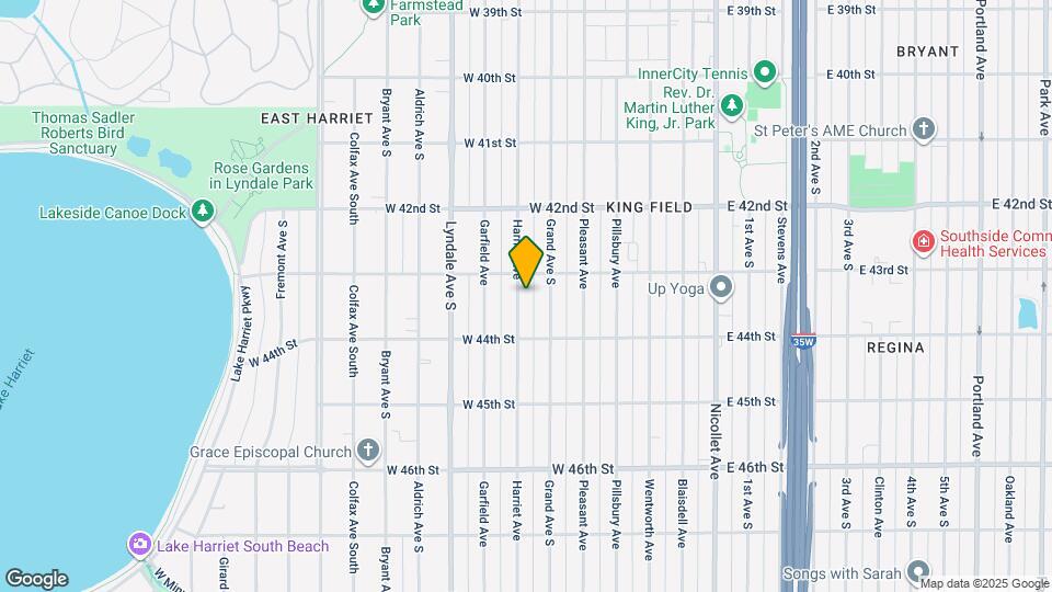 4319 Harriet Ave Map and Location Details