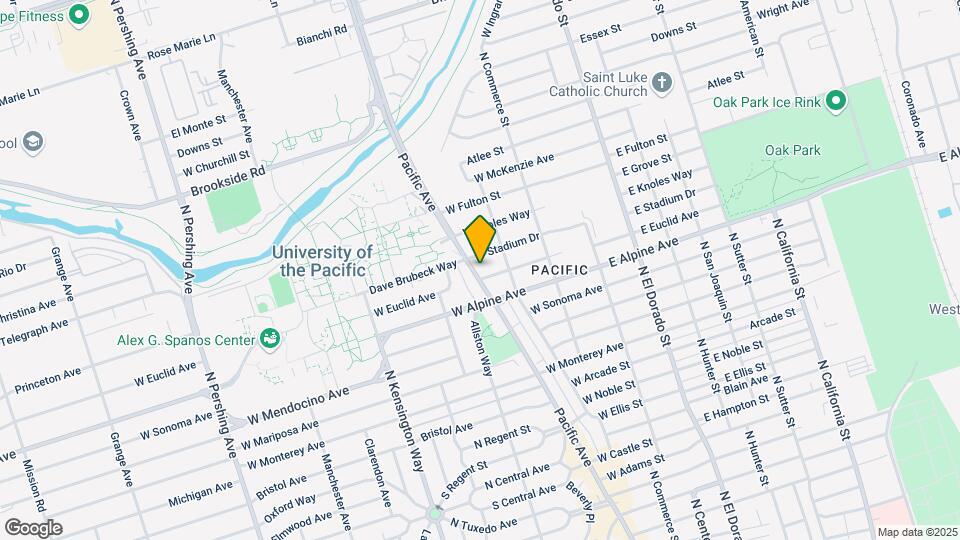 3416 Pacific Ave Map and Location Details