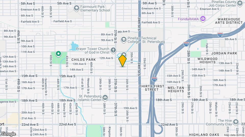 3601 14th Ave S Map and Location Details