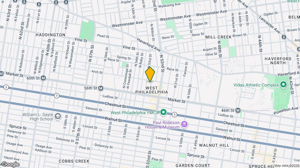 52 N Lindenwood St Map and Location Details