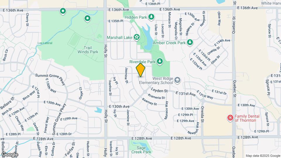 13164 Krameria St Map and Location Details