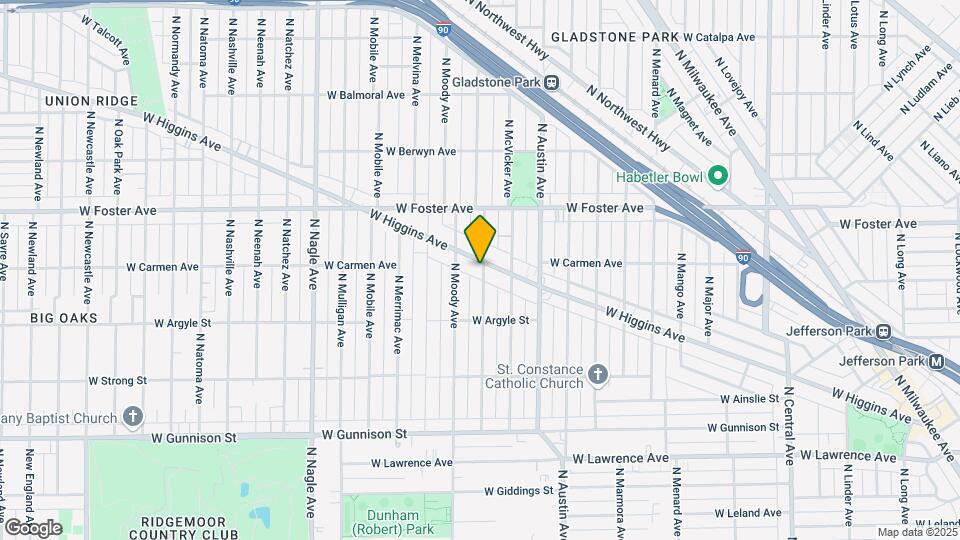 6101 W Higgins Ave Map and Location Details