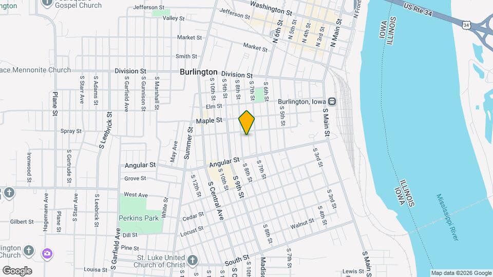 508 S 8th St Map and Location Details