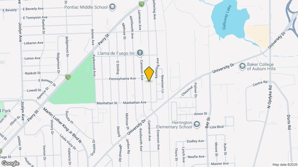 725 Emerson Ave Map and Location Details