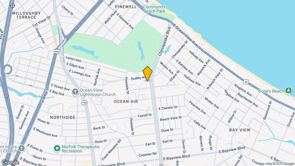 9117 Chesapeake Blvd Map and Location Details