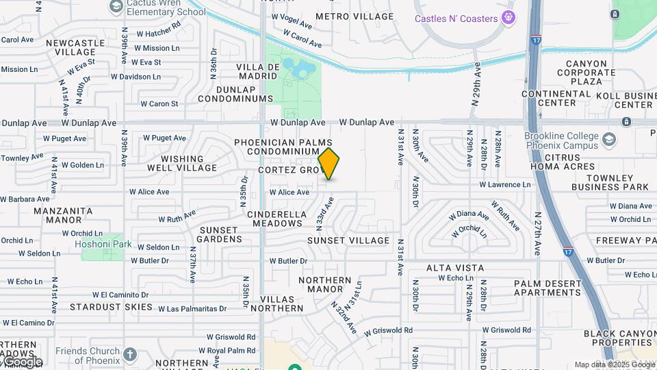 3301-3302 W Tangerine Ln Map and Location Details