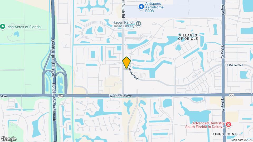 7527 S Oriole Blvd Map and Location Details