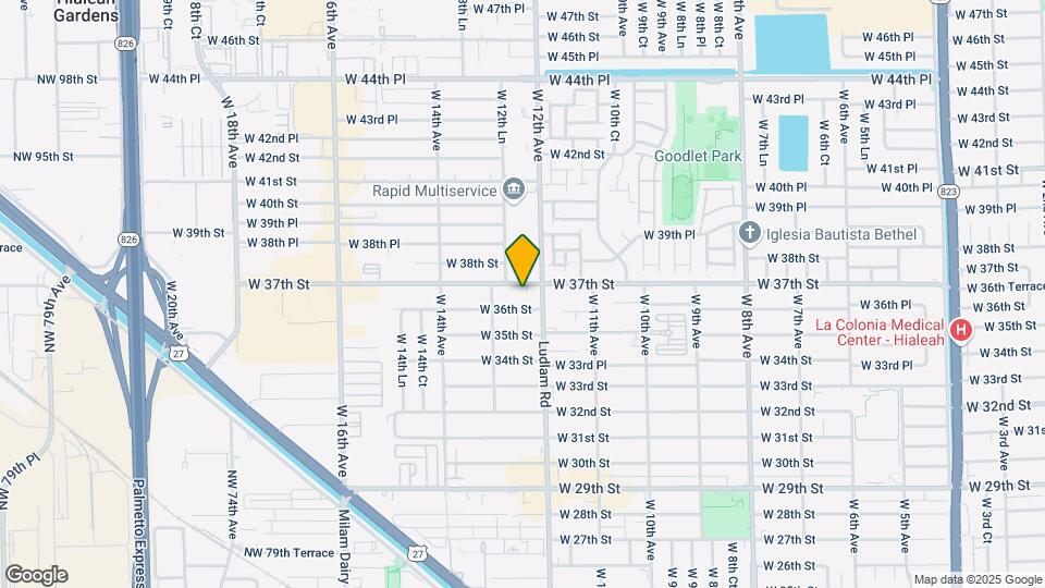 1220 W 37th St Map and Location Details