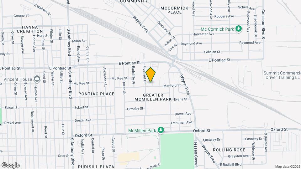 2615 Manford St Map and Location Details