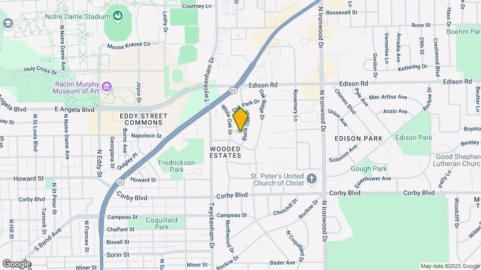 1217 Black Oak Dr Map and Location Details