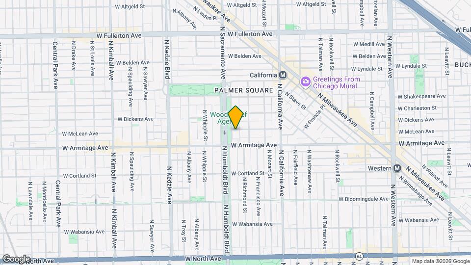 2027 N Humboldt Blvd, Unit A07W Mapa y Detalles de la Ubicación