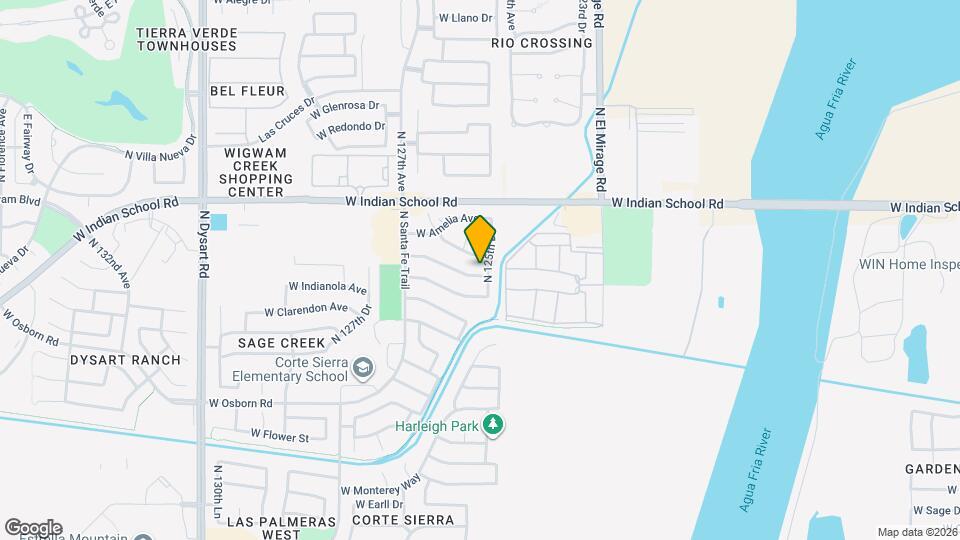 12554 W Indianola Ave Mapa y Detalles de la Ubicación