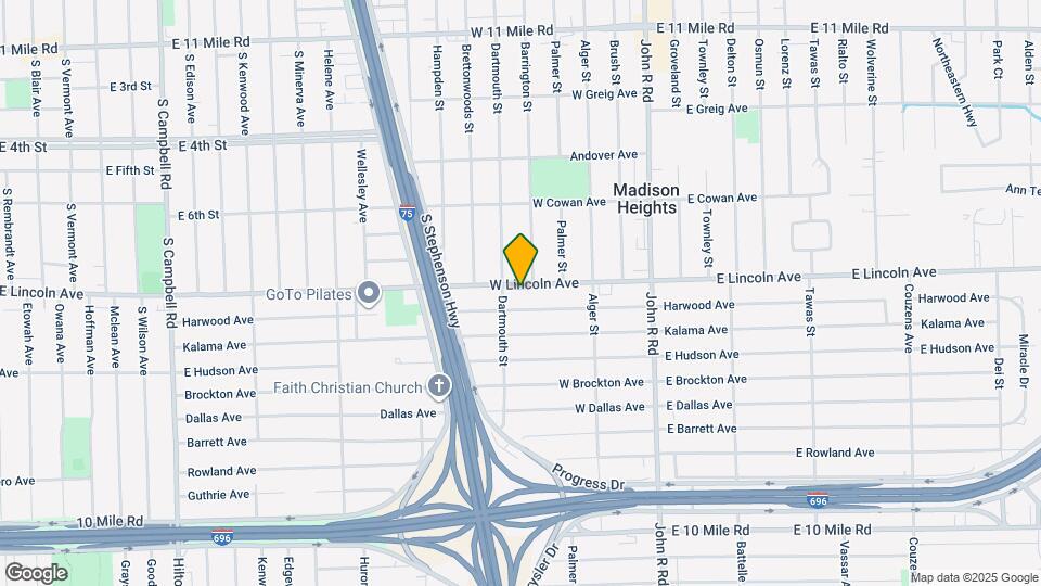 483 W Lincoln Ave Map and Location Details
