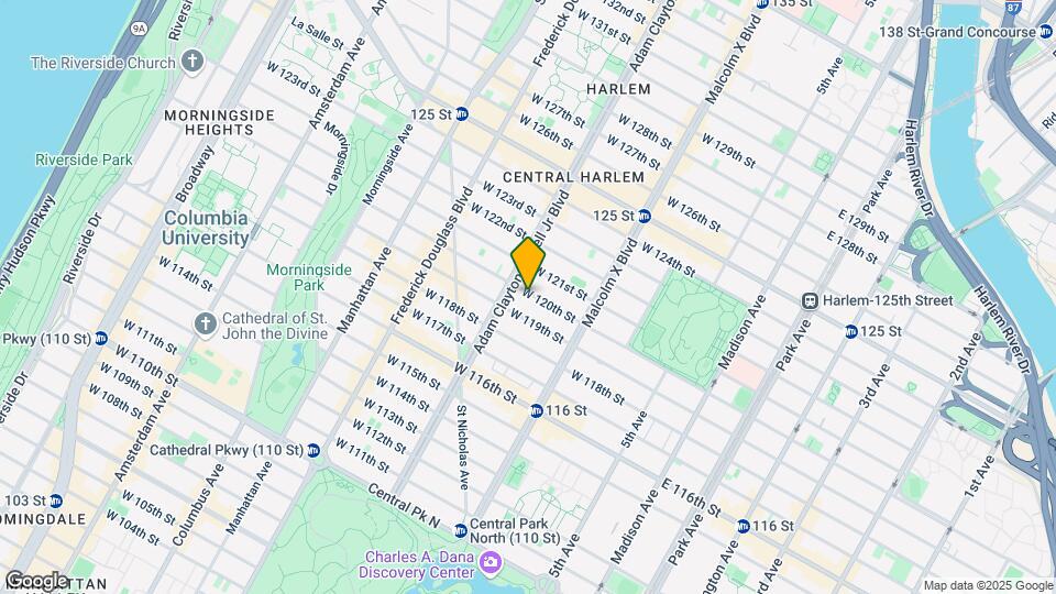 162 W 120th St Map and Location Details