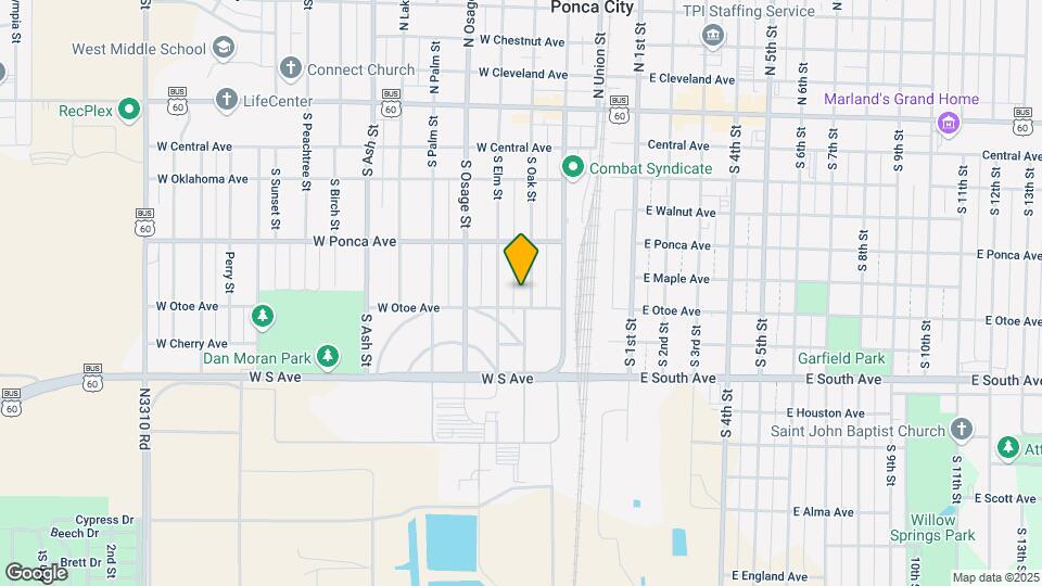 440 S Oak St Mapa y Detalles de la Ubicación