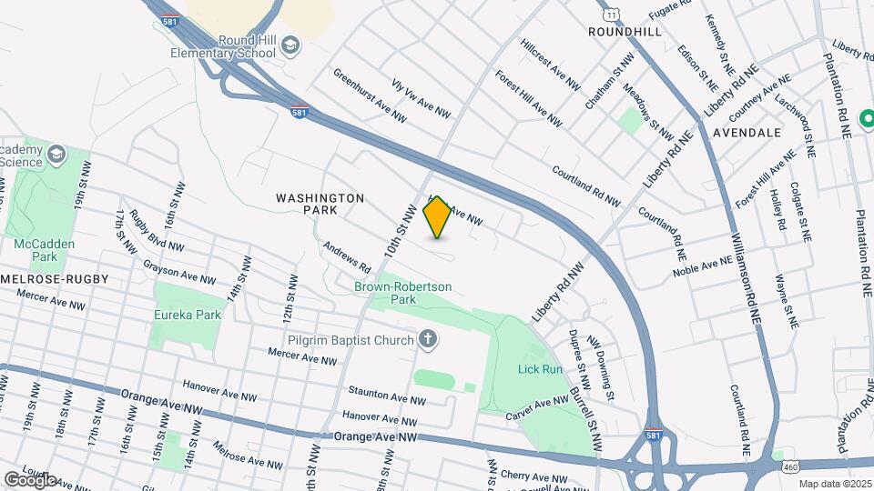 925 Rockland Ave NW Map and Location Details