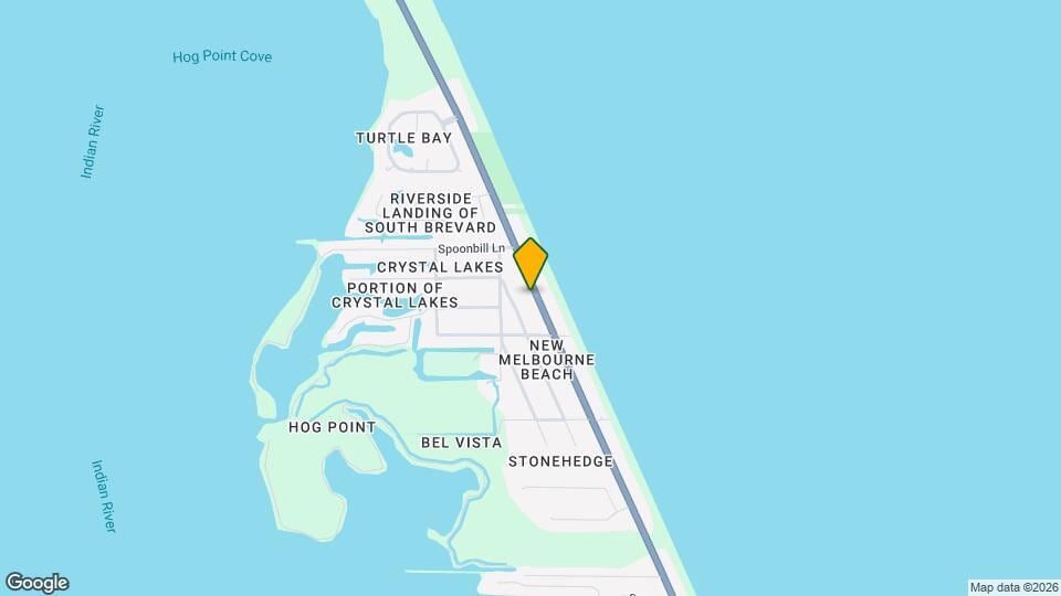 5064 S Highway A1A, Unit Across from the beach Map and Location Details