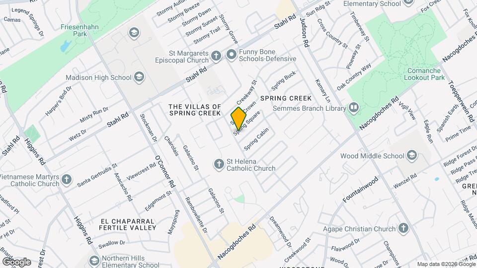 5810 Spring Sq Map and Location Details