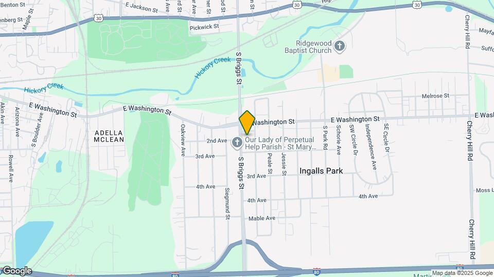 116 S Briggs St Mapa y Detalles de la Ubicación